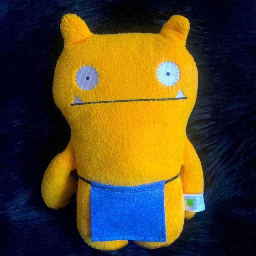 Ugly Dolls SOFT YELLOW WAGE CHARACTER 13" Plush STUFFED ANIMAL monster boo